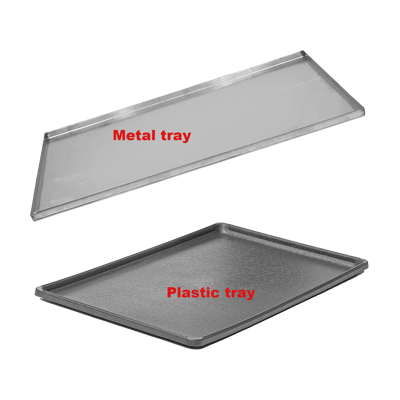 Wire dog crate removable tray for easy cleaning