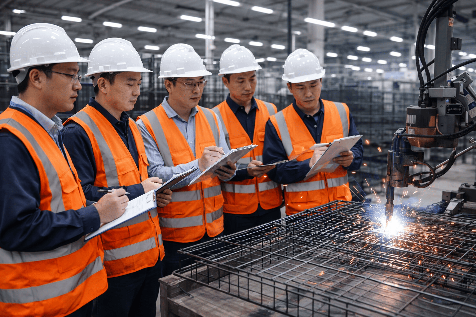 wire dog cage factory audit inspection team
