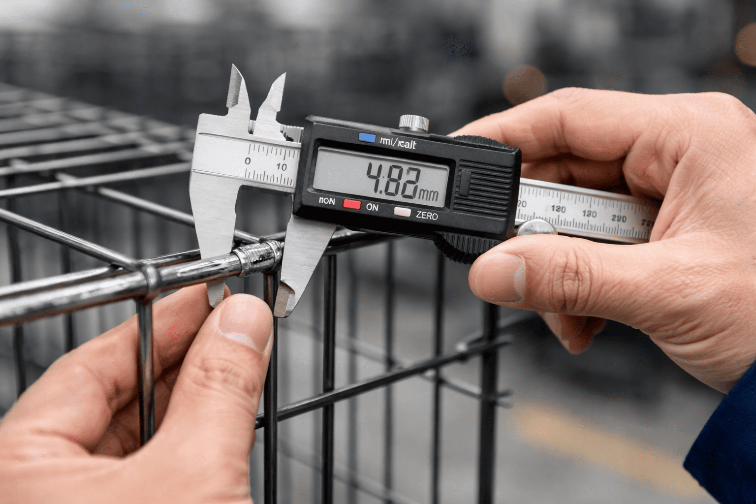 quality control personnel testing samples