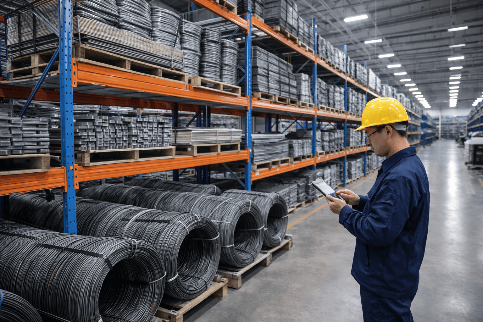 raw material storage warehouse