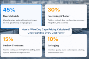 How Is Wire Dog Cage Pricing Calculated? Understanding Every Cost Factor