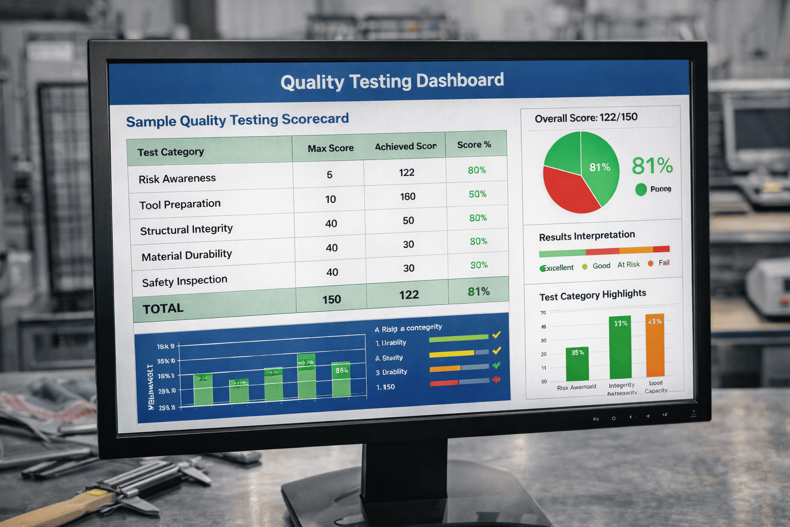 test results scoring analysis