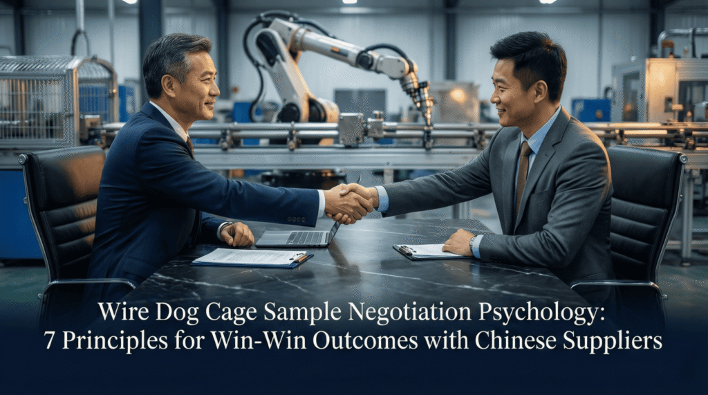 Wire Dog Cage Sample Negotiation Psychology: 7 Principles for Win-Win Outcomes with Chinese Suppliers