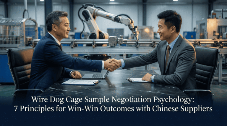 Wire Dog Cage Sample Negotiation Psychology: 7 Principles for Win-Win Outcomes with Chinese Suppliers