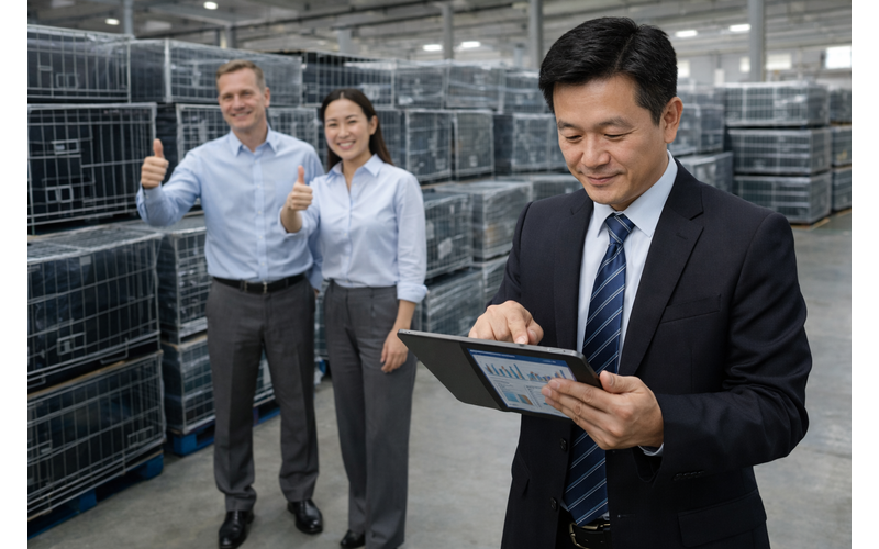 successful wire dog cage import business operation