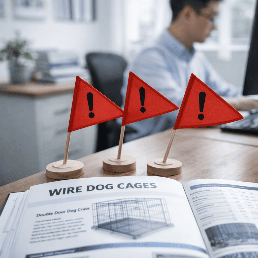 business warning concept with red flags