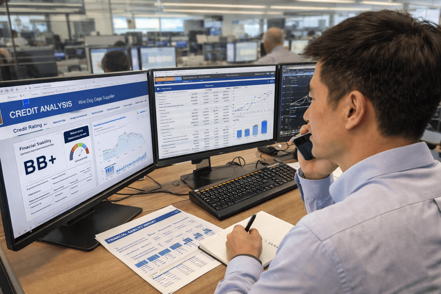 supplier financial stability analysis report