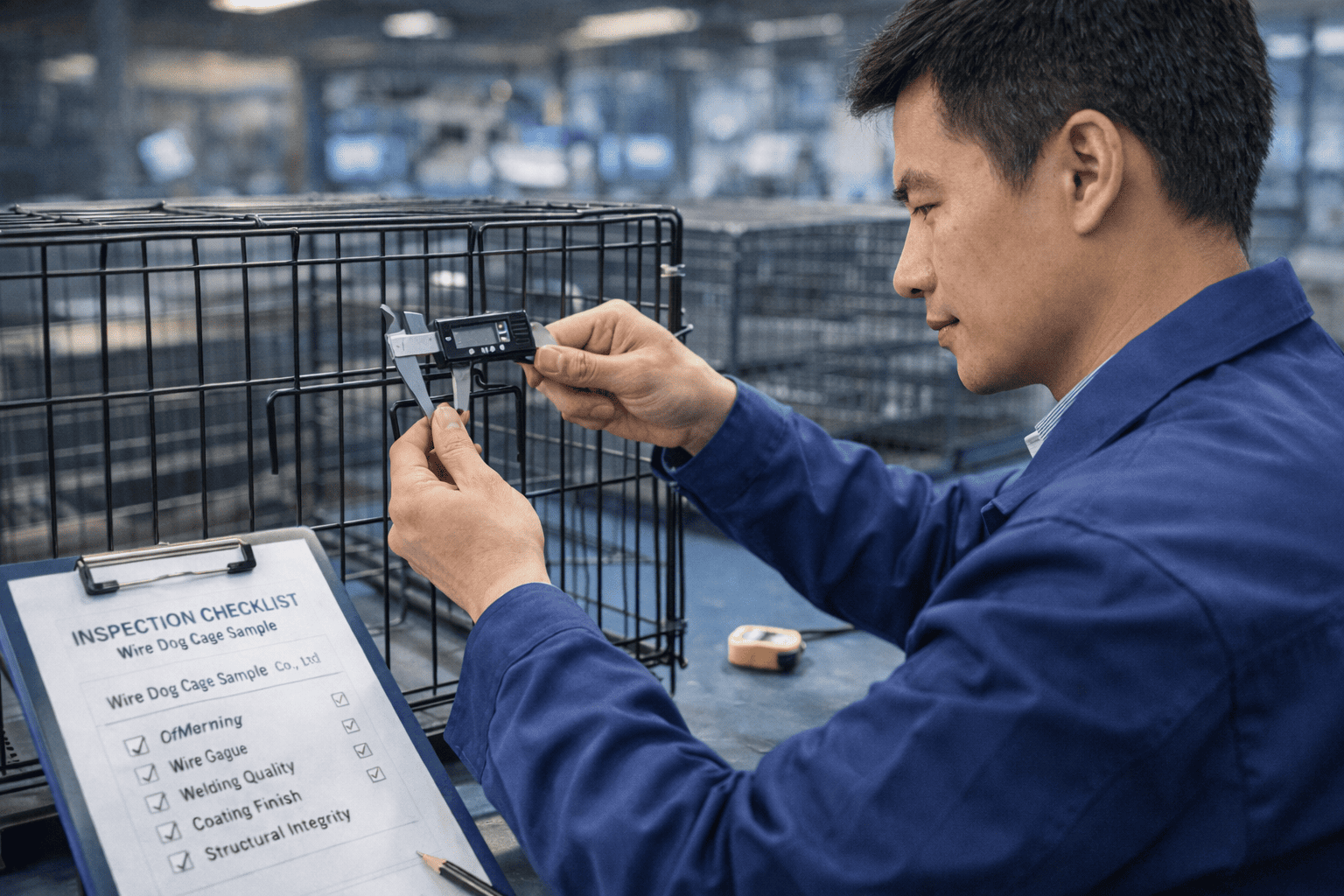 wire dog cage trial order sample quality verification
