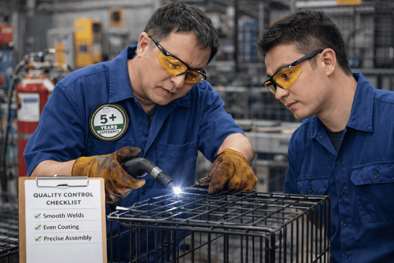 wire dog cage production worker skill gap