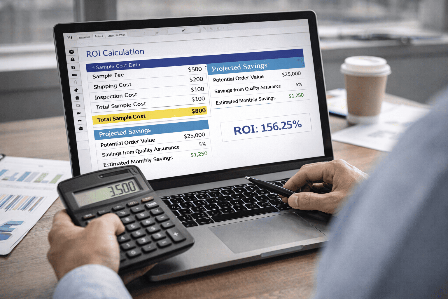 ROI calculation spreadsheet