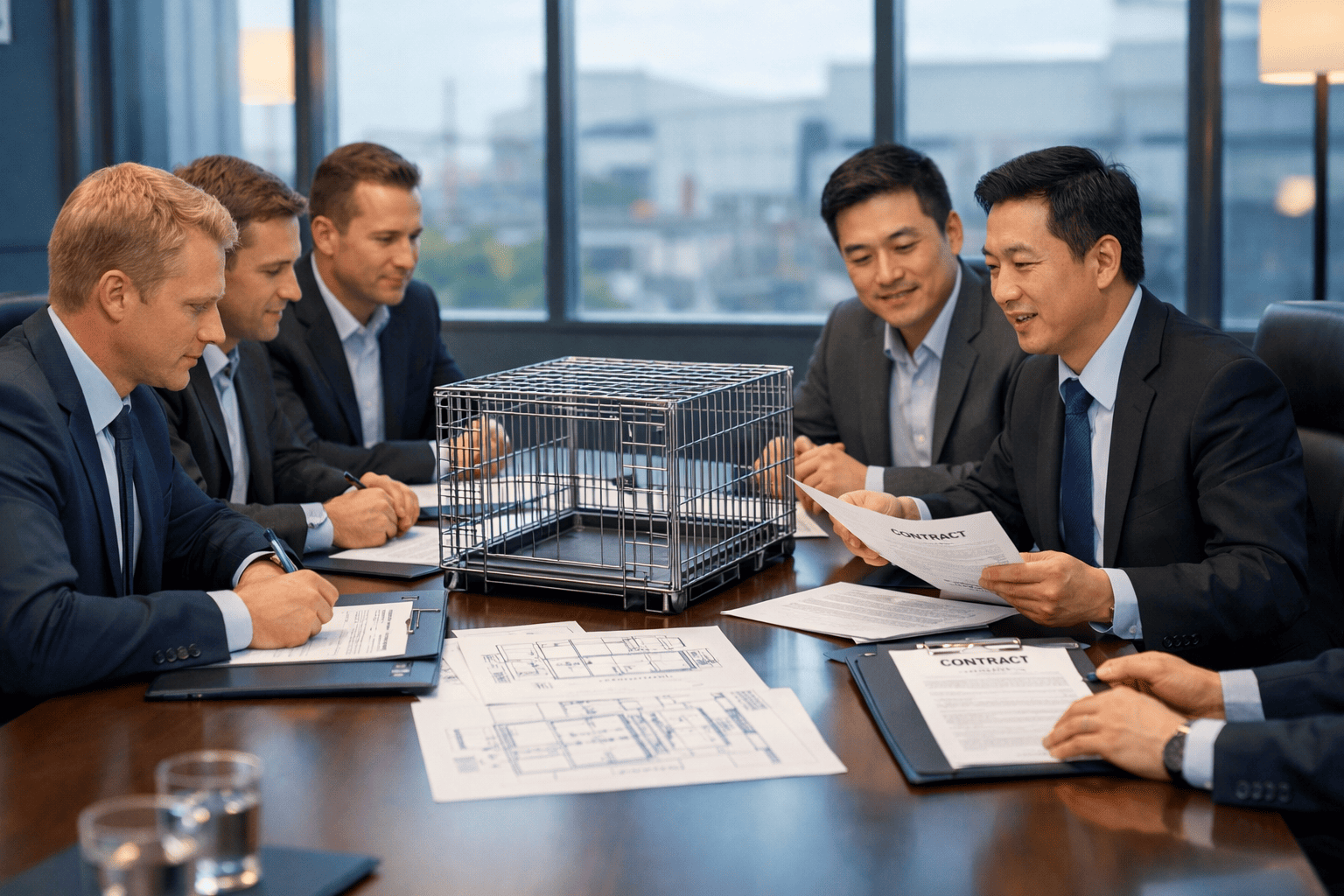 wire dog cage sample negotiation cultural differences