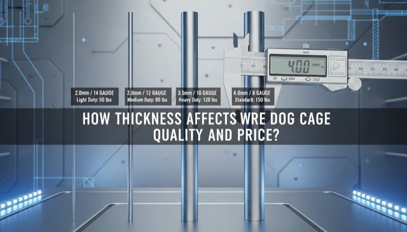 wire dog cage wire gauge