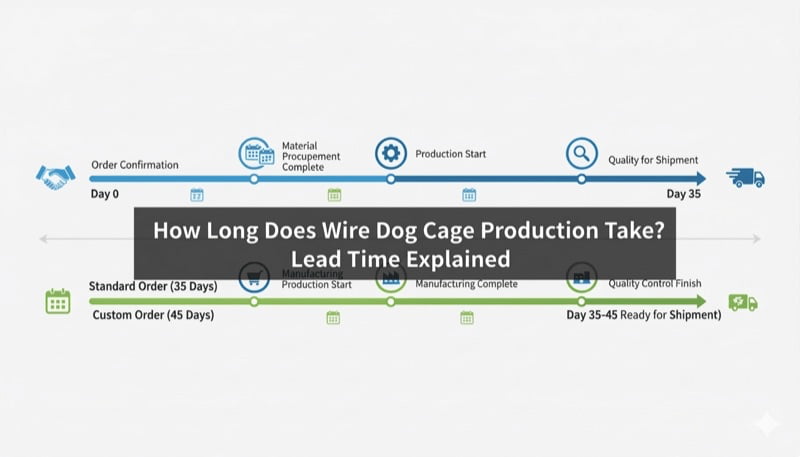 Wire Dog Cage Lead Time: How Long Does Production Really Take?