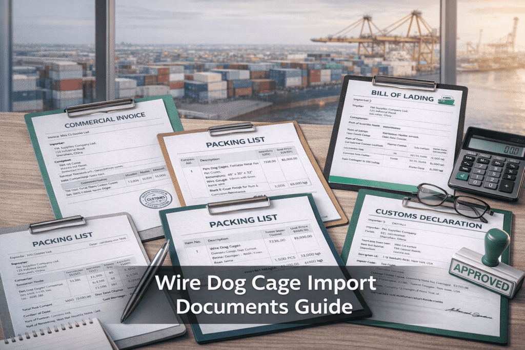 Which Wire Dog Cage Import Documents Are Required