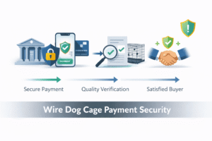 Wire Dog Cage Payment Security