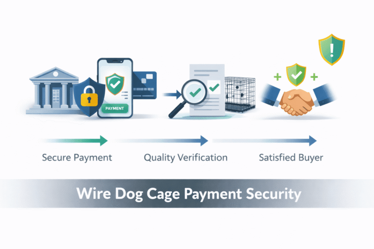 Wire Dog Cage Payment Security