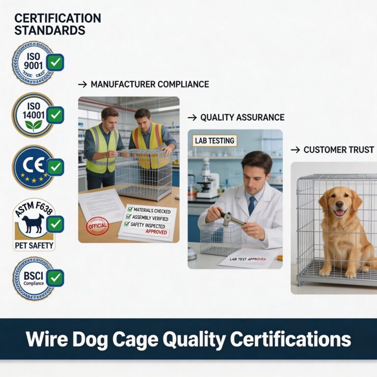 5 Essential Quality Certifications for Wire Dog Cage Manufacturers