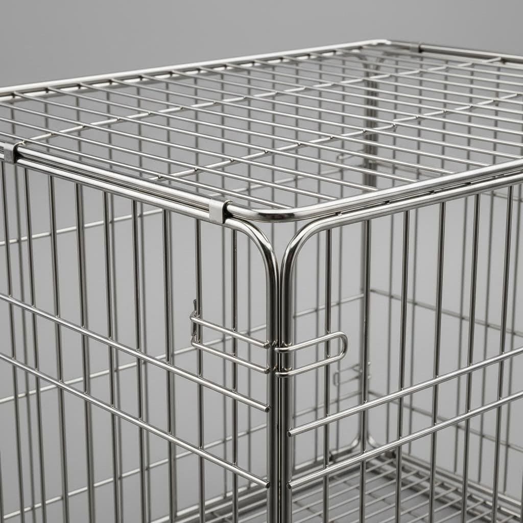 Stainless steel wire dog cage material 304 grade
