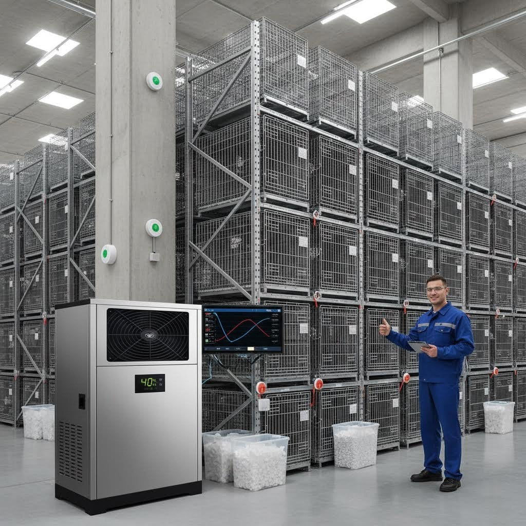 wire dog cage rust prevention humidity control systems