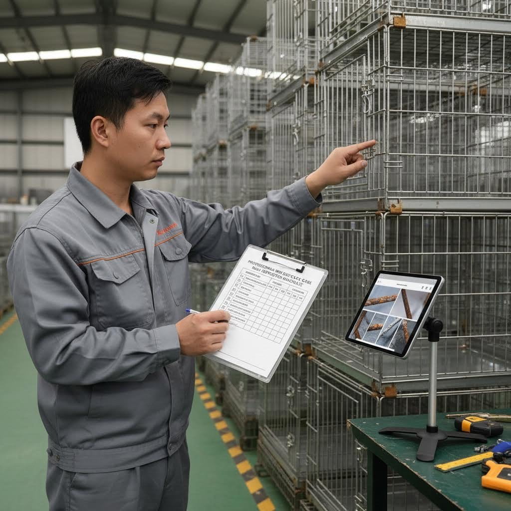 wire dog cage rust prevention maintenance routine