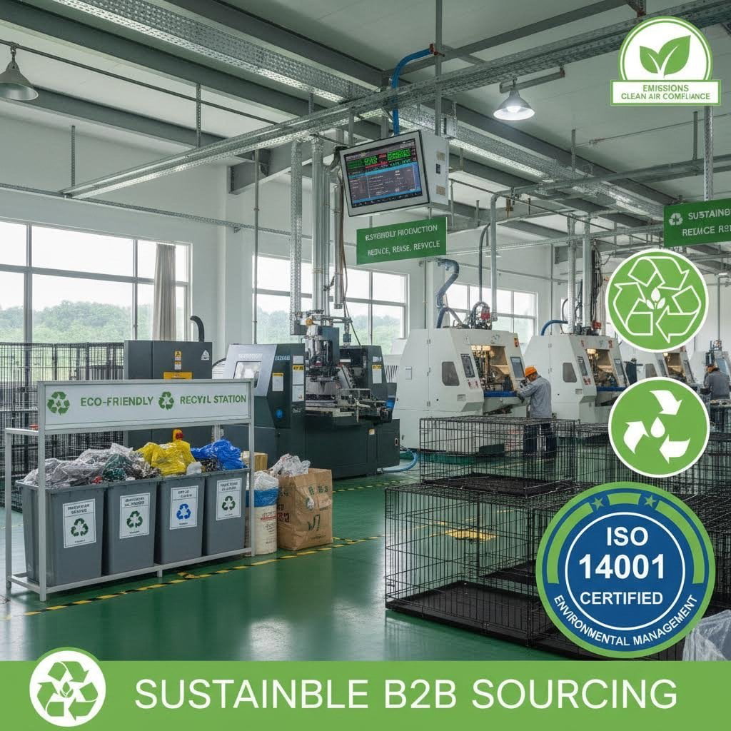 wire dog cage ISO 14001 environmental management