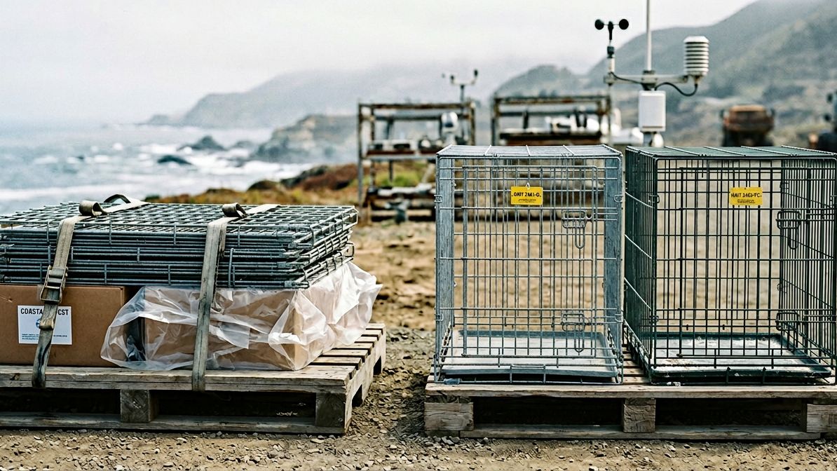 Outdoor exposure test of galvanized and powder coated wire dog crates - galvanized vs powder coated wire dog crate