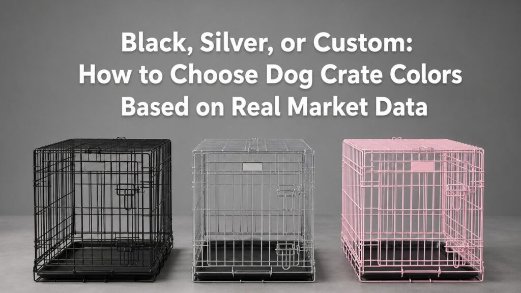 Black, Silver, or Custom: How to Choose Dog Crate Colors Based on Real Market Data