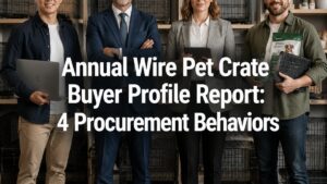 Featured - Annual Wire Pet Crate Buyer Profile Report 4 buyer types - wire pet crate buyer profiles