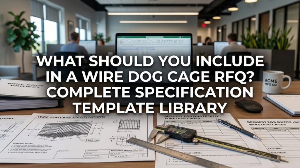Featured - What Should You Include in a Wire Dog Cage RFQ? Complete Specification Template Library