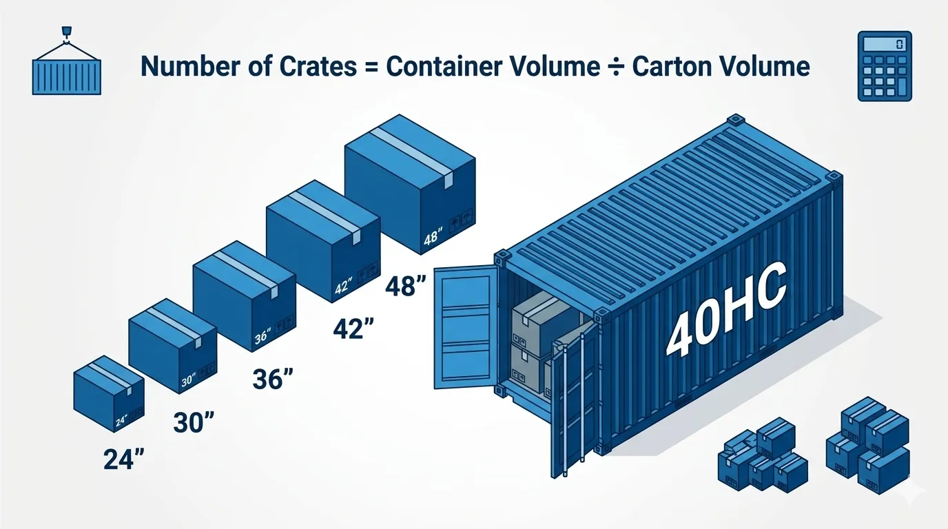 Container loading calculation formula - dog crate container loading