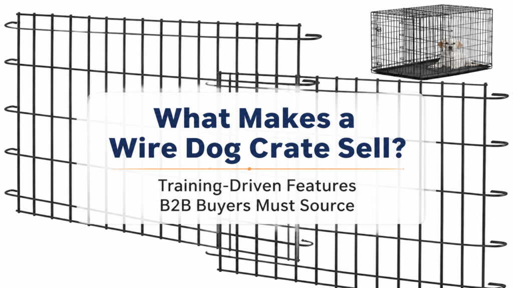 What Makes a Wire Dog Crate Sell - Training-Driven Features B2B Buyers Must Source