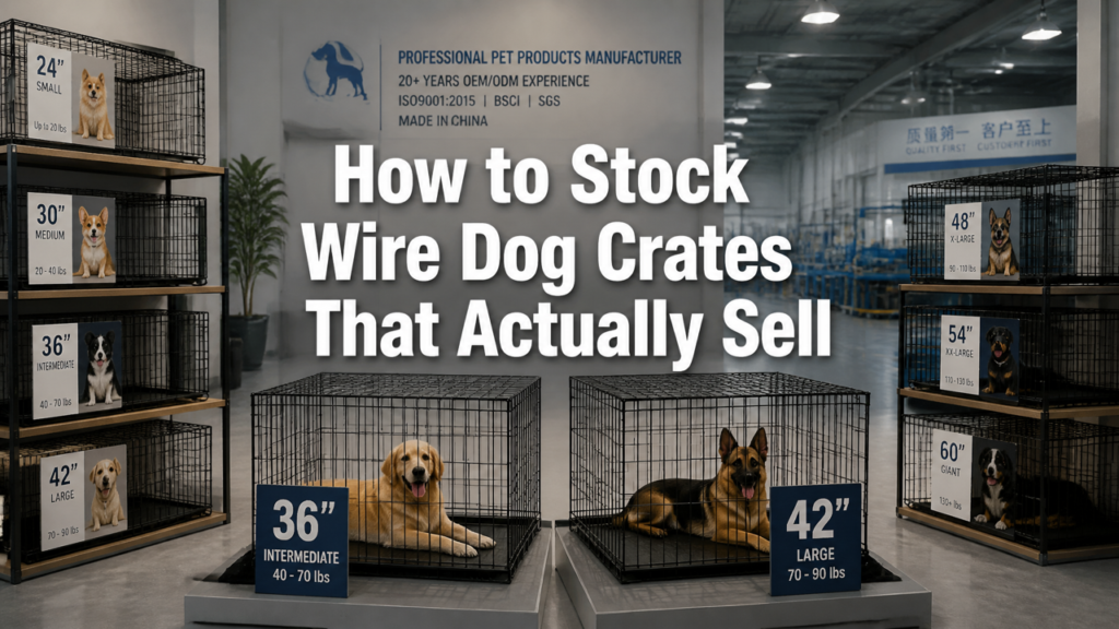 How to Stock Wire Dog Crates That Actually Sell - B2B Consumer Selection Logic Guide
