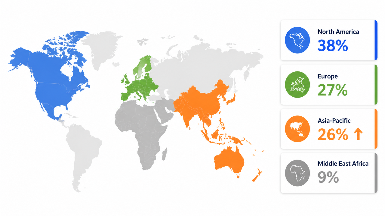 global wire dog crate training demand by region — North America 38%, Europe 27%, Asia-Pacific 26% growth
