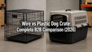 Wire vs Plastic Dog Crate Complete B2B Comparison