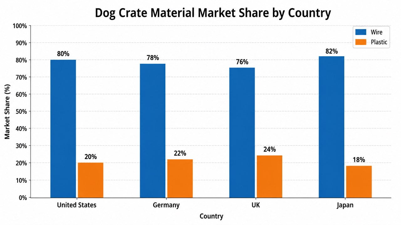 Wire vs plastic dog crate - image 4