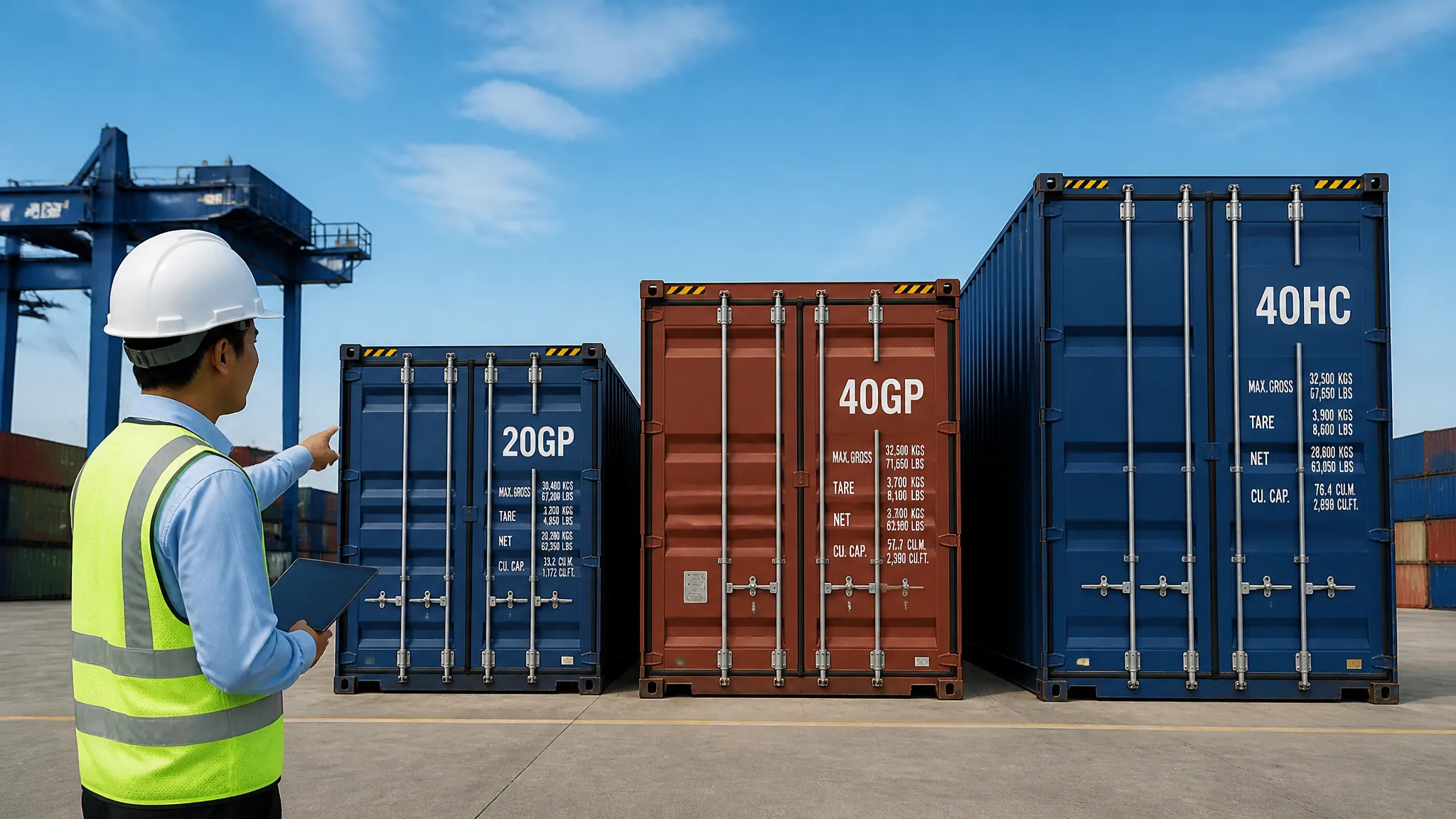 Choosing the right container size - dog crate container loading