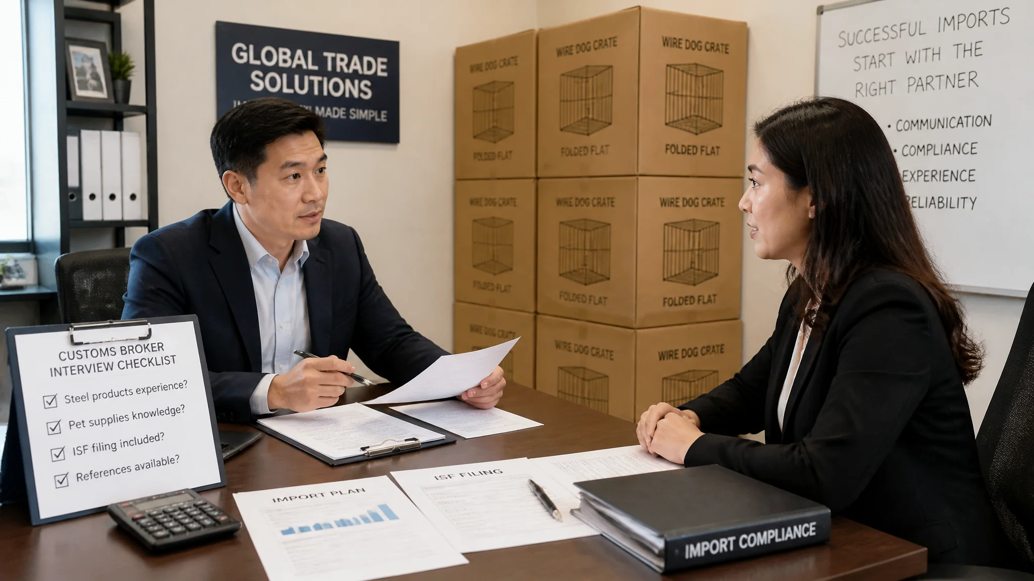 How to vet a customs broker for wire dog crate imports - import customs broker