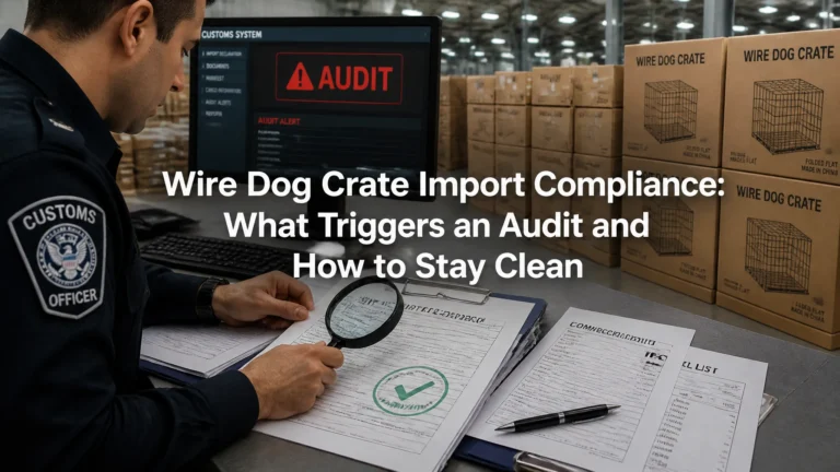 Wire dog crate import compliance audit triggers prevention - wire dog crate import compliance